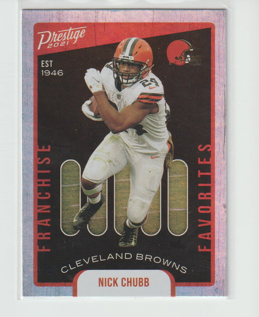 FF-5 Nick Chubb Cleveland Browns Franchise Favourites