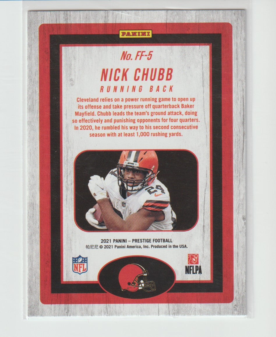 FF-5 Nick Chubb Cleveland Browns Franchise Favourites