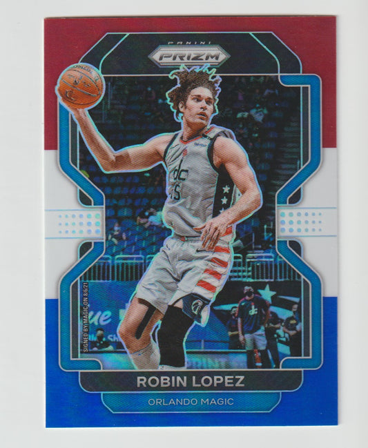 034 Robin Lopez - Orlando Magic Red White Blue Prizm
