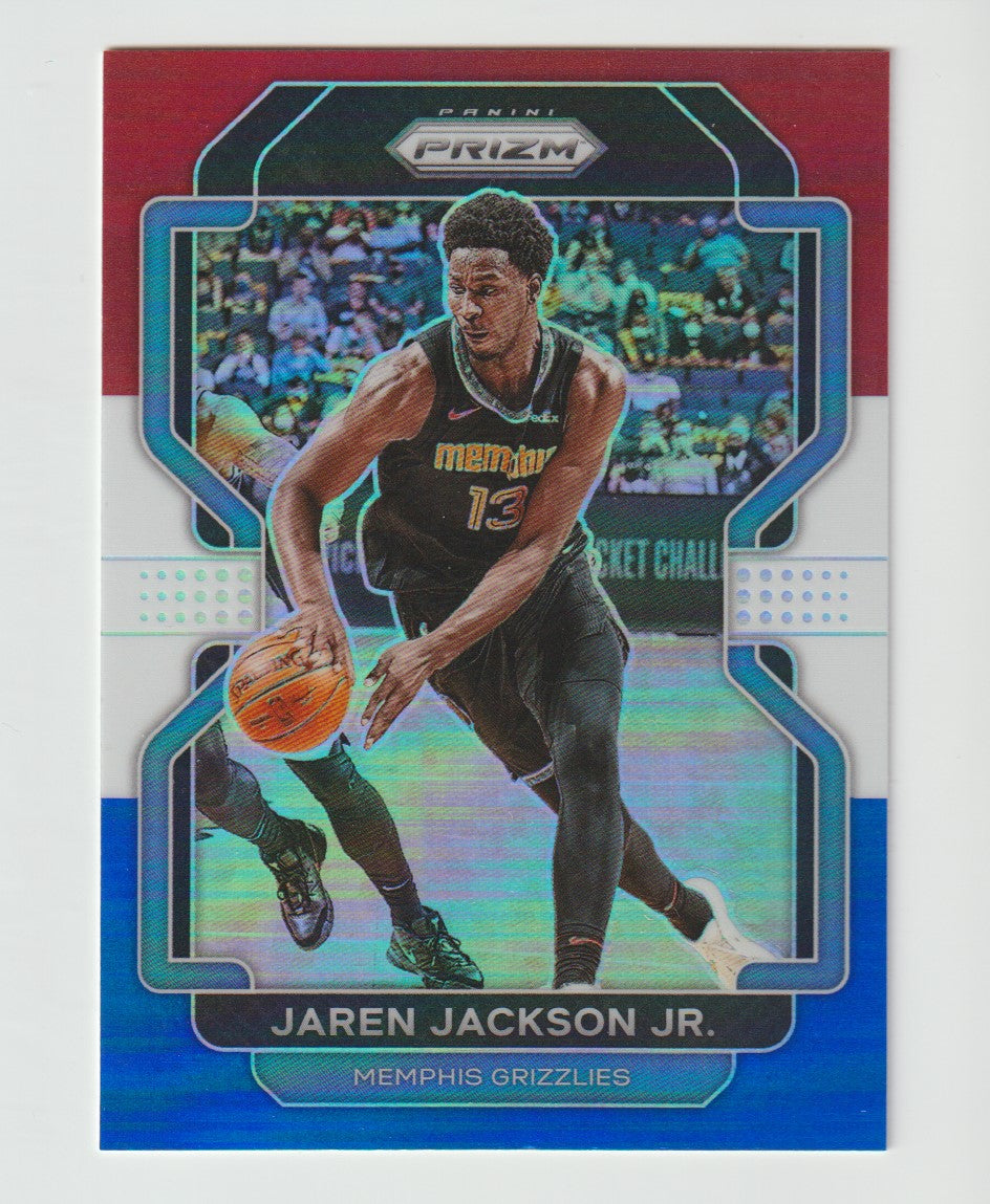 035 Jaren Jackson Jr. - Memphis Grizzlies Red White Blue Prizm