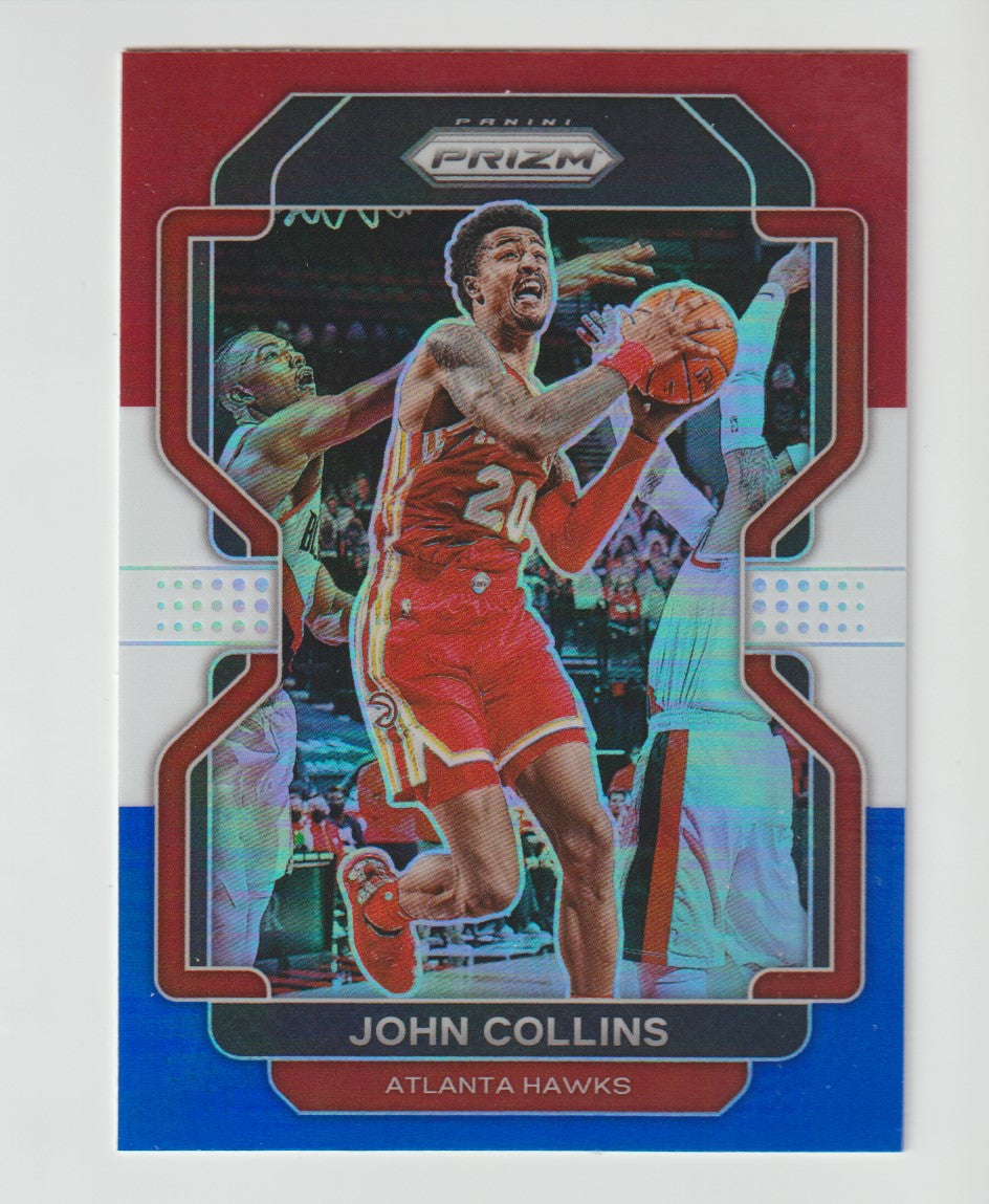 049 John Collins - Atlanta Hawks Red White Blue Prizm