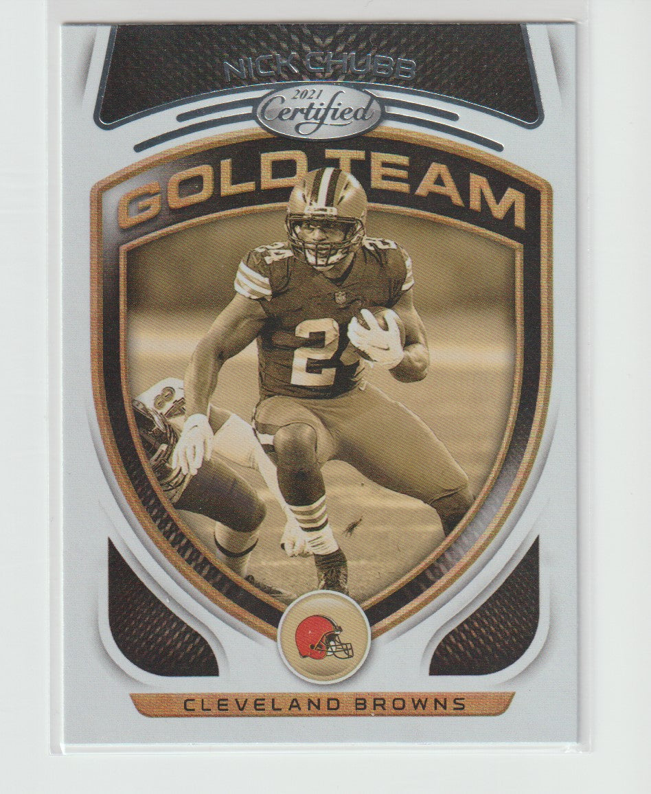 GT-8 Nick Chubb Cleveland Browns Gold Team