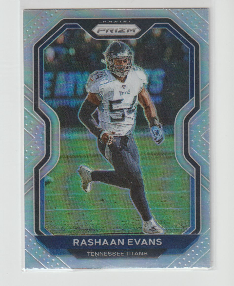 107 Rashaan Evans Tennessee Titans Silver Prizm