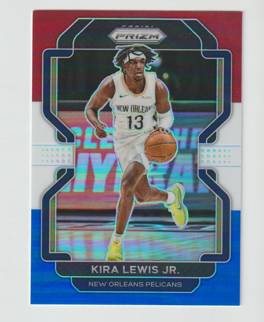 063 Kira Lewis Jr. - New Orleans Pelicans Red White Blue Prizm