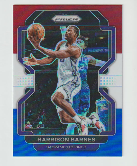 064 Harrison Barnes - Sacramento Kings Red White Blue Prizm