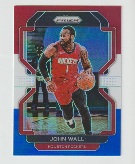068 John Wall - Houston Rockets Red White Blue Prizm