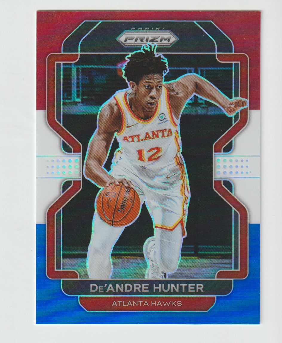 073 De'Andre Hunter - Atlanta Hawks Red White Blue Prizm