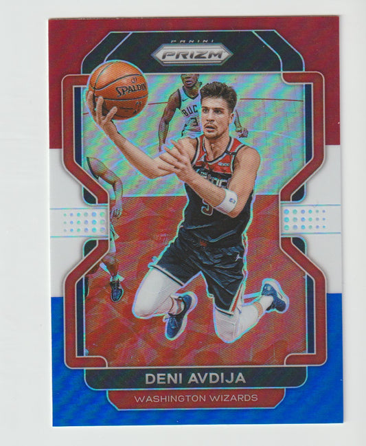 079 Deni Avdija - Washington Wizards Red White Blue Prizm