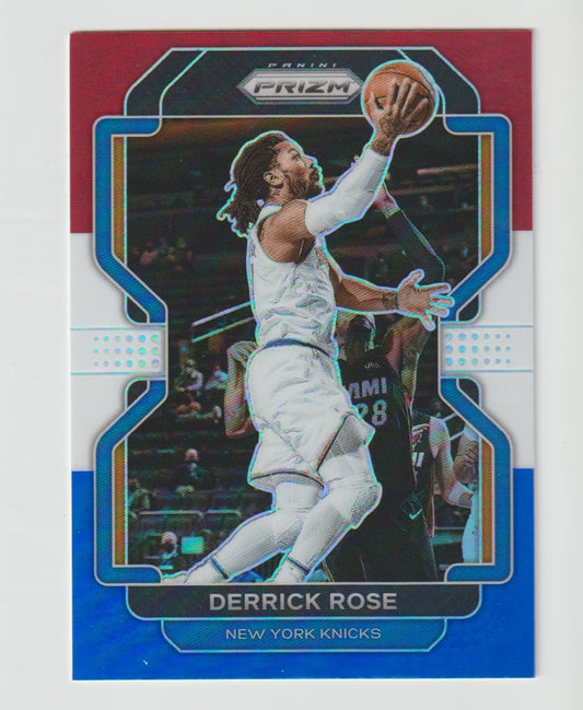 082 Derrick Rose - New York Knicks Red White Blue Prizm