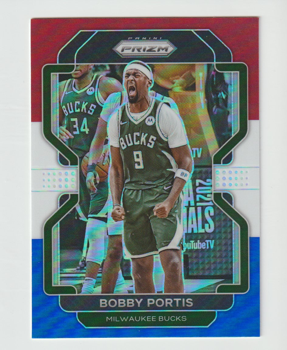 087 Bobby Portis - Milwaukee Bucks Red White Blue Prizm