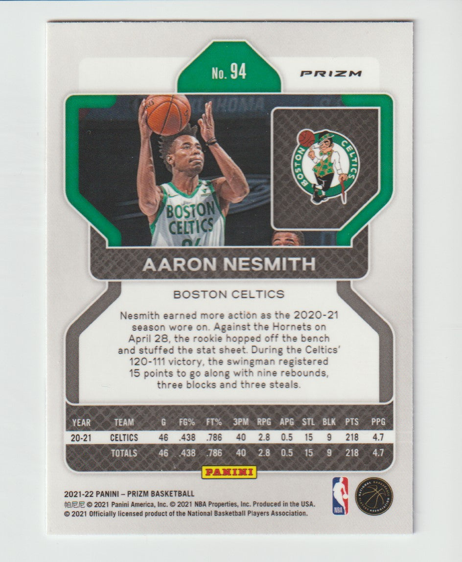 094 Aaron Nesmith - Boston Celtics Red White Blue Prizm