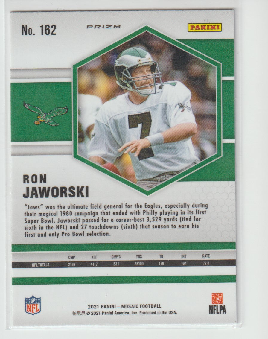 162 Ron Jaworski - Philadelphia Eagles Camo Pink Parallel