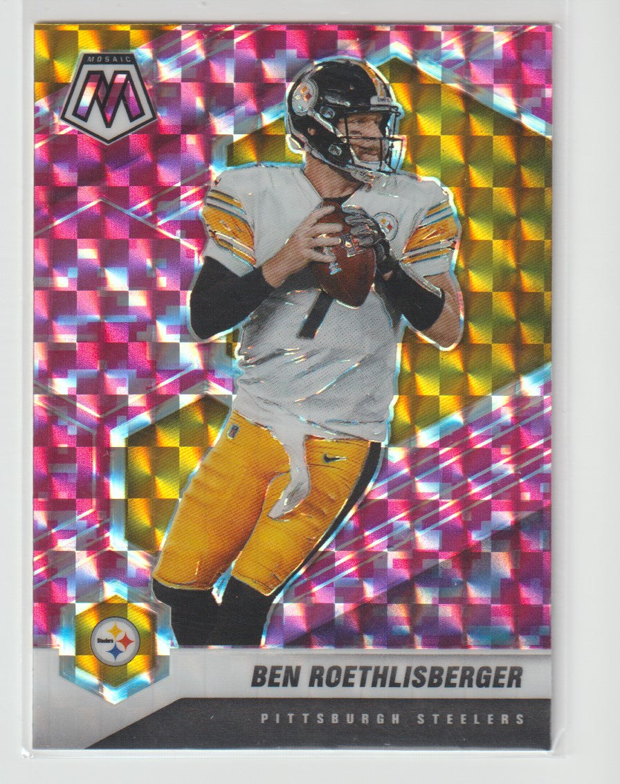 166 Ben Roethlisberger - Pittsburgh Steelers Camo Pink Parallel