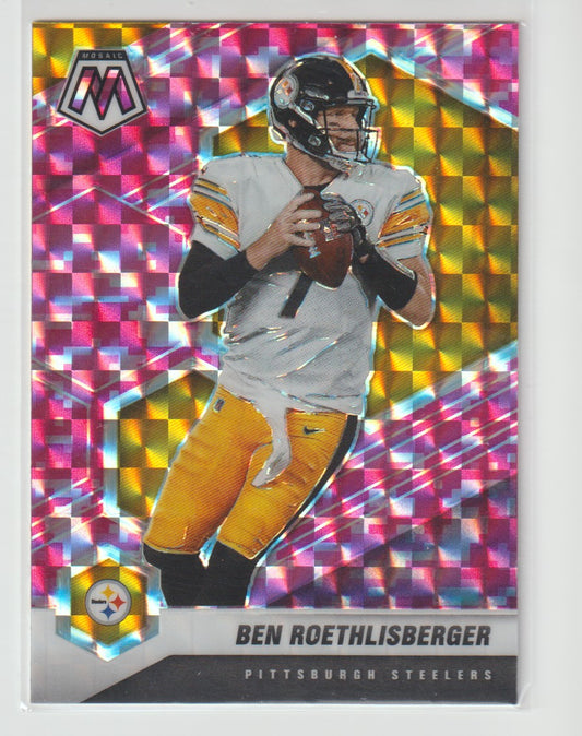 166 Ben Roethlisberger - Pittsburgh Steelers Camo Pink Parallel