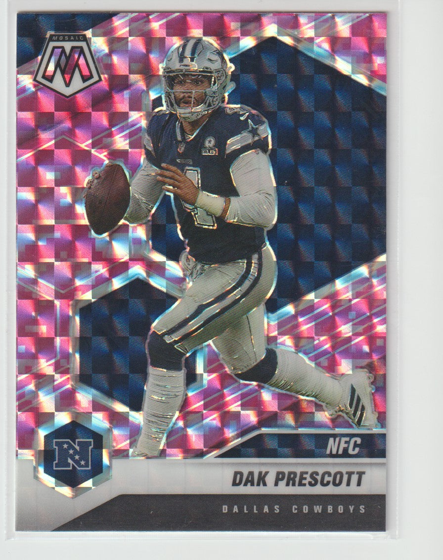 202 Dak Prescott - Dallas Cowboys Camo Pink Parallel