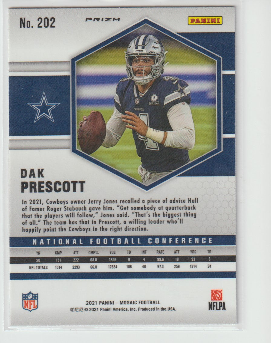 202 Dak Prescott - Dallas Cowboys Camo Pink Parallel