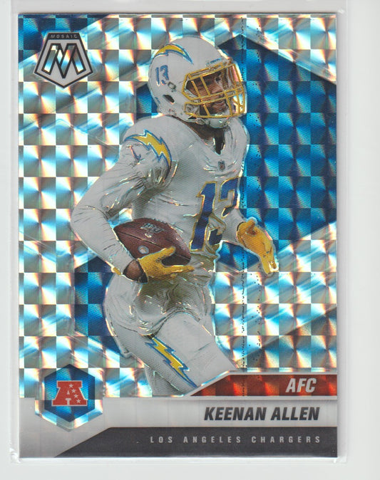 239 Keenan Allen - Los Angeles Chargers Mosaic Parallel