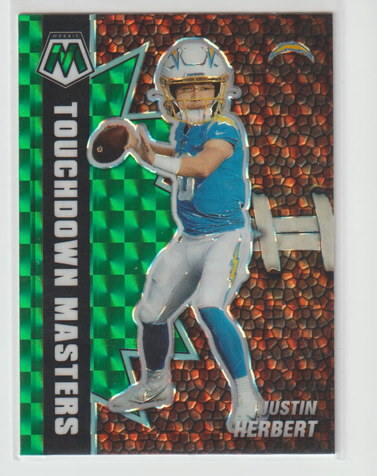 TM-16 Justin Herbert - Los Angeles Chargers Green Parallel