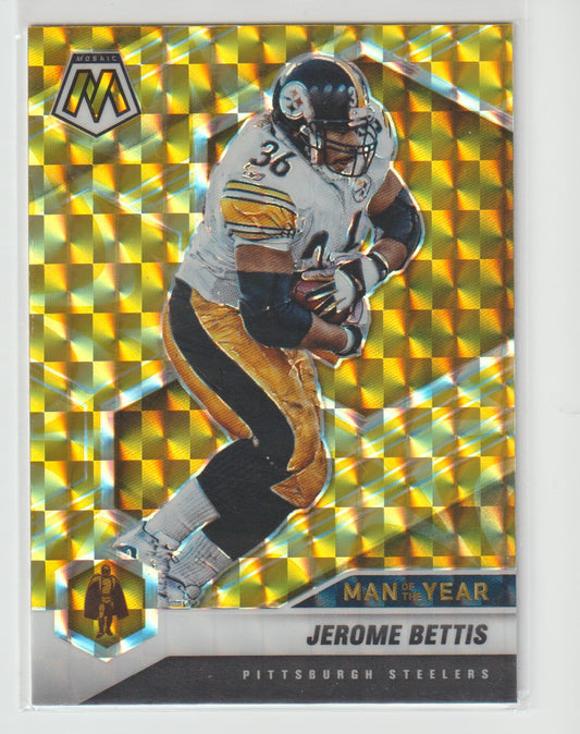 262 Jerome Bettis - Pittsburgh Steelers Reactive Yellow Parallel