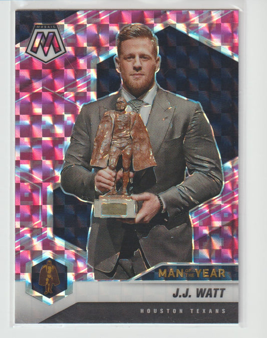 272 J.J. Watt - Houston Texans Camo Pink Parallel