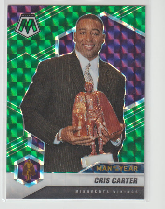 277 Cris Carter - Minnesota Vikings Green Parallel