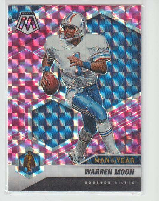 280 Warren Moon - Houston Oilers Camo Pink Parallel