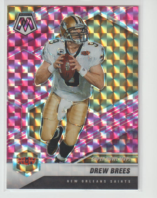 286 Drew Brees - New Orleans Saints Camo Pink Parallel