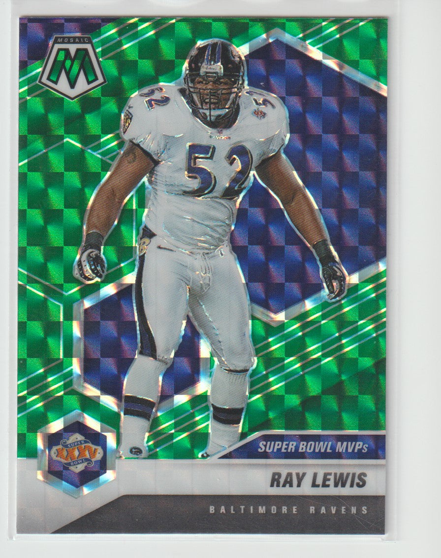 290 Ray Lewis - Baltimore Ravens Green Parallel