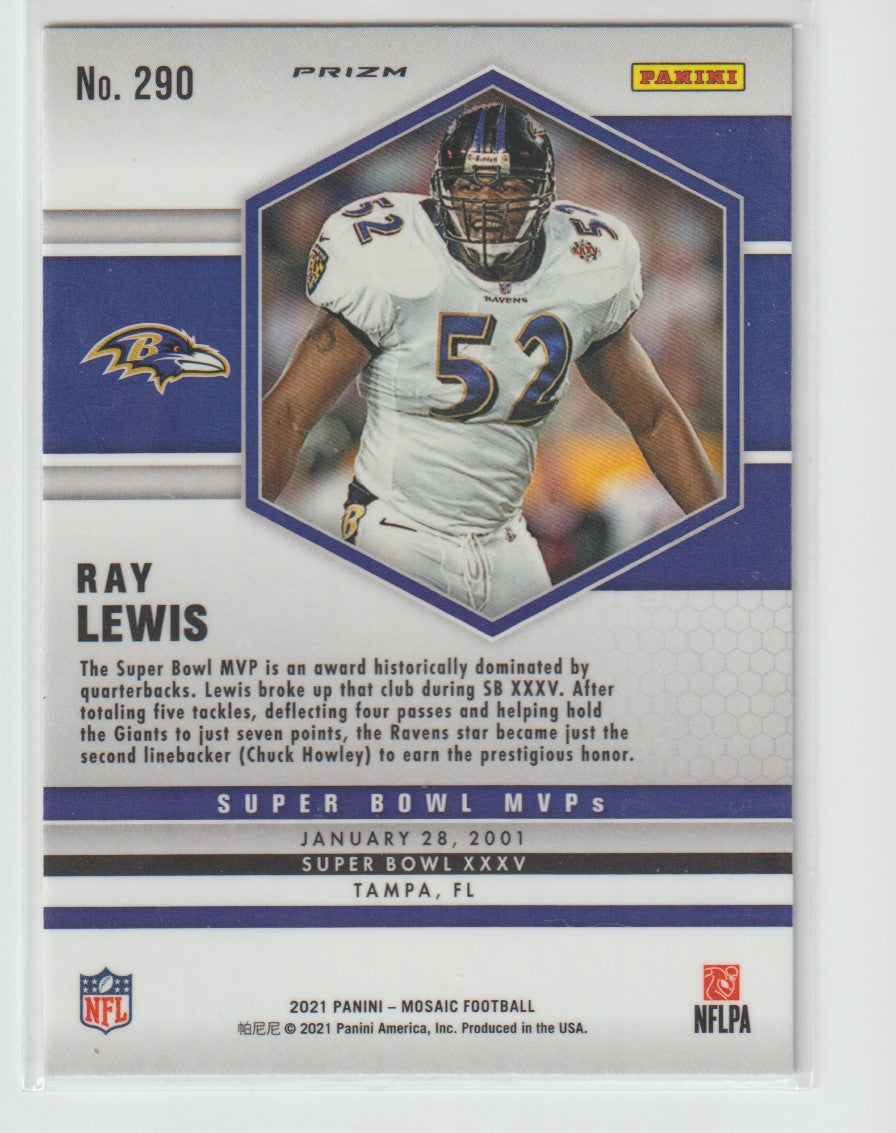 290 Ray Lewis - Baltimore Ravens Green Parallel