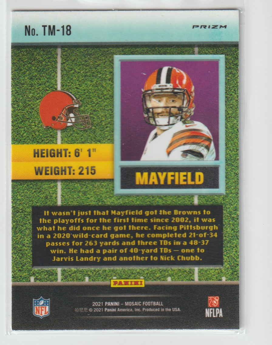 TM-18 Baker Mayfield - Cleveland Browns Green Parallel