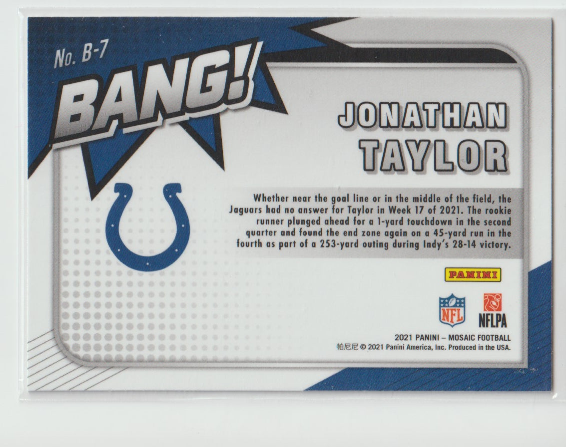 B-7 Jonathan Taylor - Indianapolis Colts