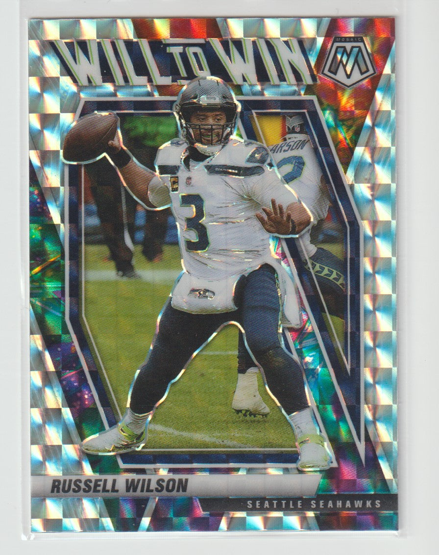 WW-5 Russell Wilson - Seattle Seahawks Mosaic Will to Win