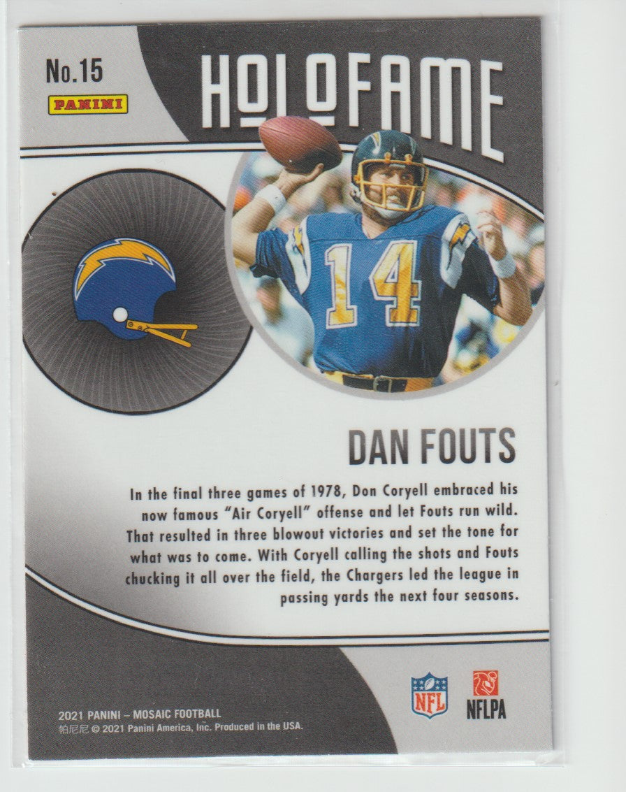 HoloFame 015 Dan Fouts - San Diego Chargers