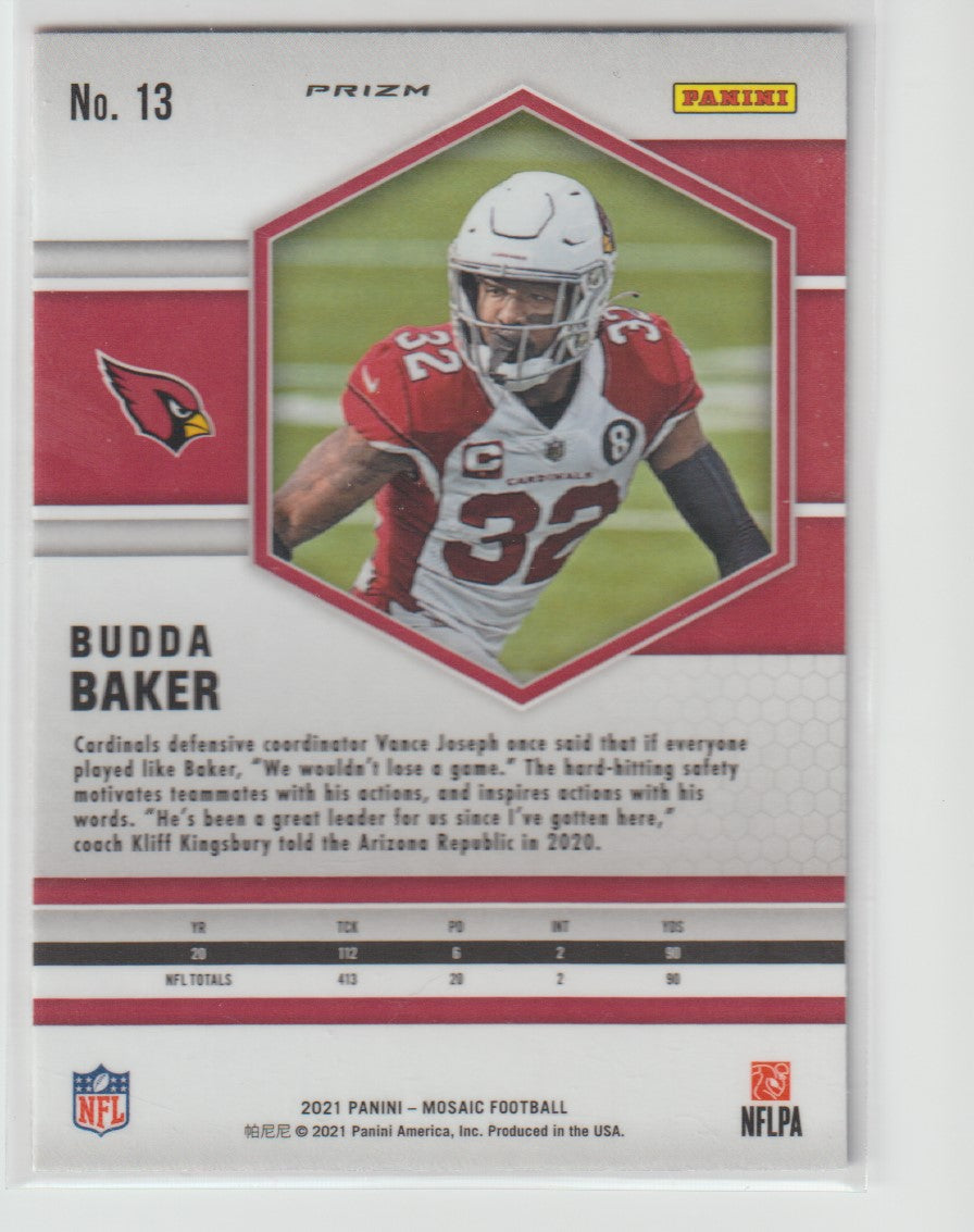 013 Budda Baker - Arizona Cardinals Camo Pink Parallel