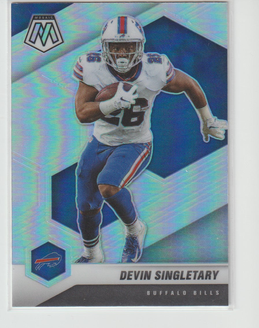 030 Devin Singletary - Buffalo Bills Silver Parallel