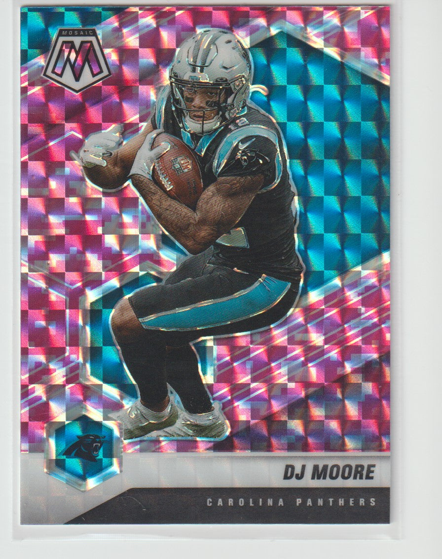 033 DJ Moore - Carolina Panthers Camo Pink Parallel