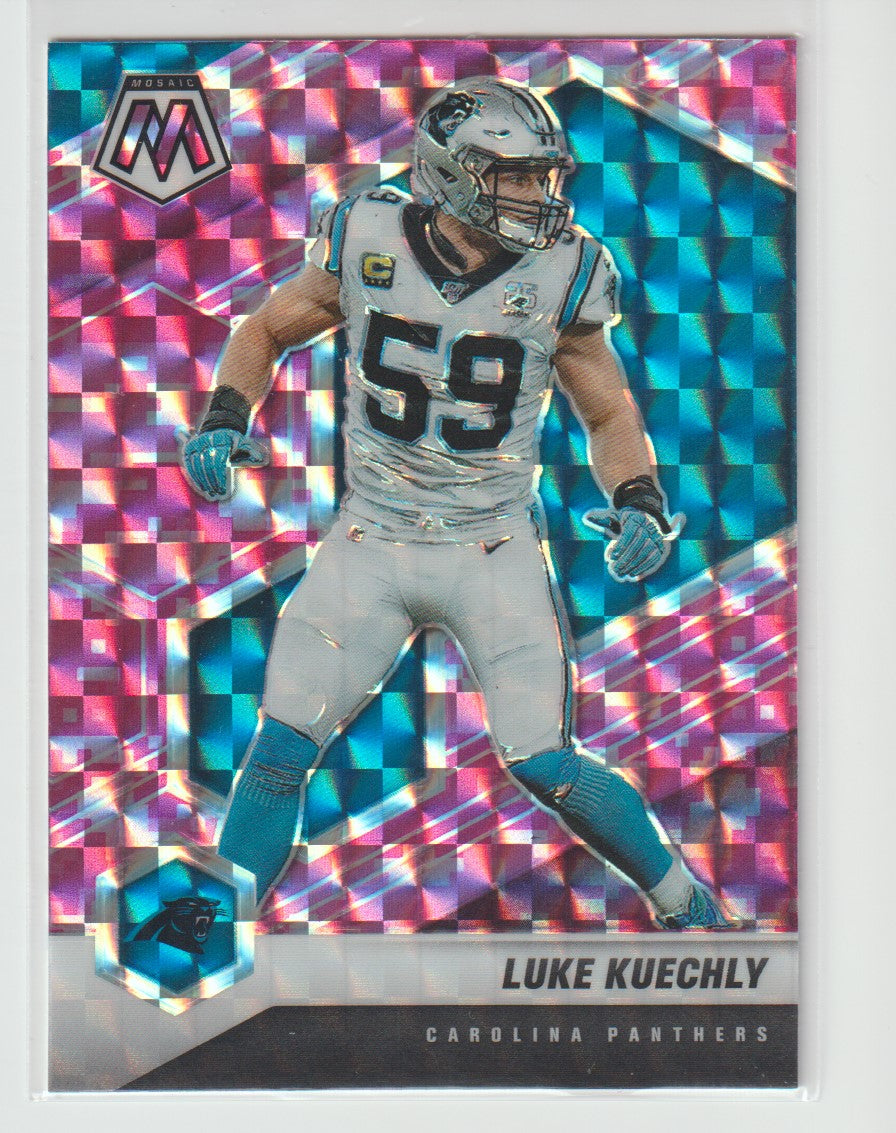 035 Luke Kuechly - Carolina Panthers Camo Pink Parallel