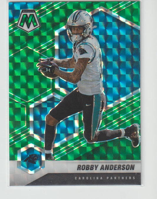 037 Robby Anderson - Carolina Panthers Green Parallel