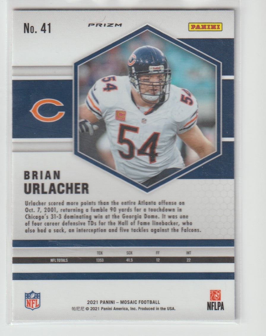 041 Brian Urlacher - Chicago Bears Camo Pink Parallel