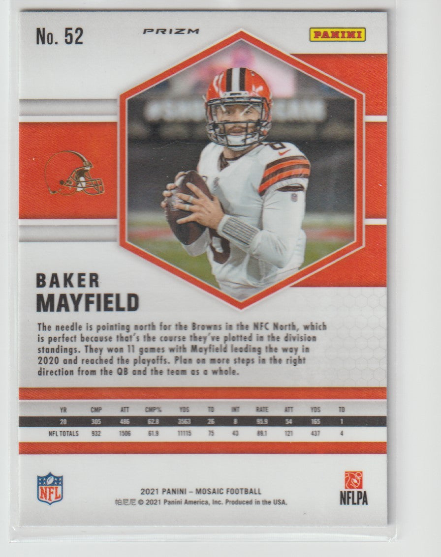 052 Baker Mayfield - Cleveland Browns Green Parallel