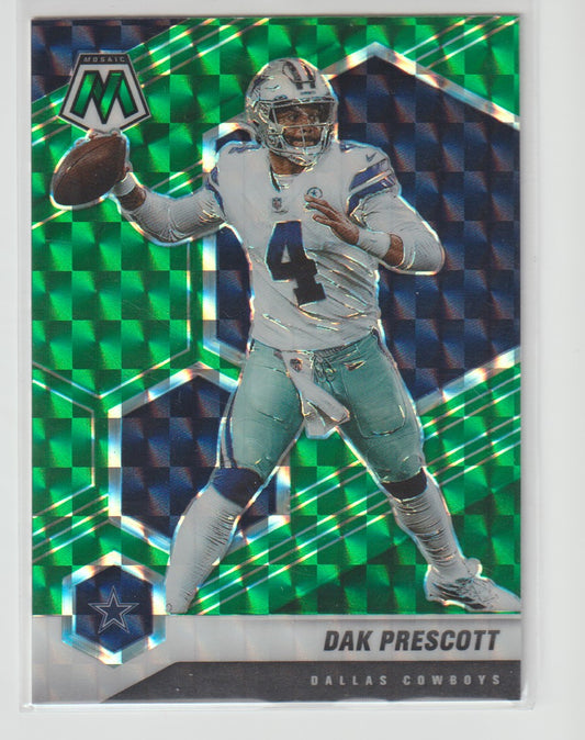 058 Dak Prescott - Dallas Cowboys Green Parallel