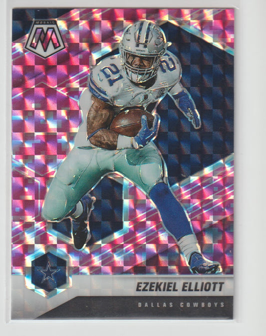 060 Ezekiel Elliott - Dallas Cowboys Camo Pink Parallel