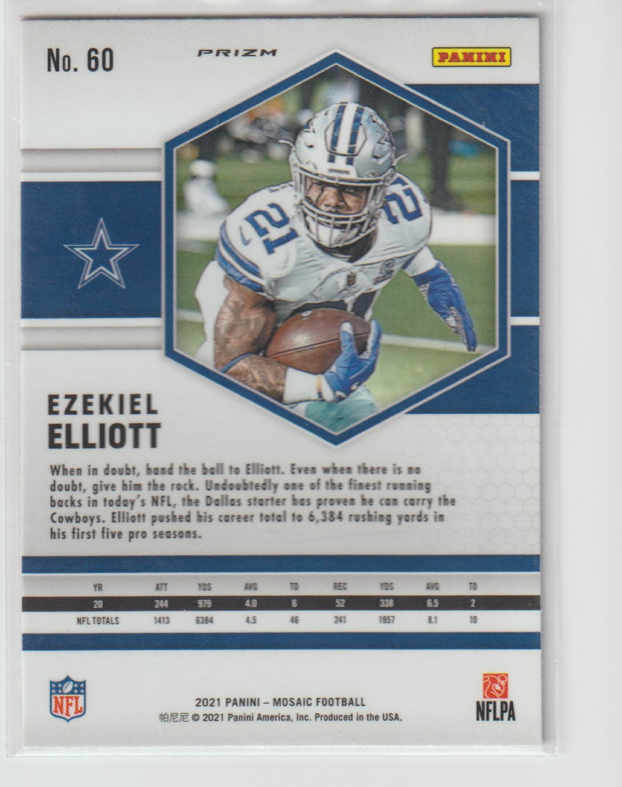 060 Ezekiel Elliott - Dallas Cowboys Camo Pink Parallel