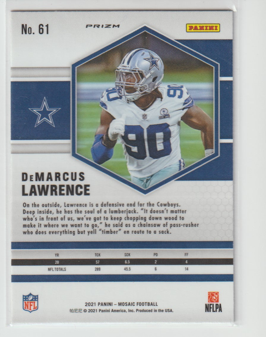 061 DeMarcus Lawrence - Dallas Cowboys Camo Pink Parallel