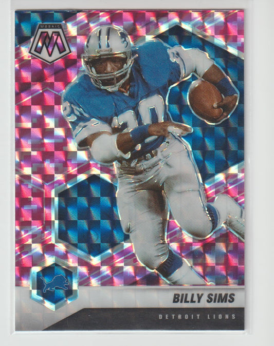 076 Billy Sims - Detroit Lions Camo Pink Parallel