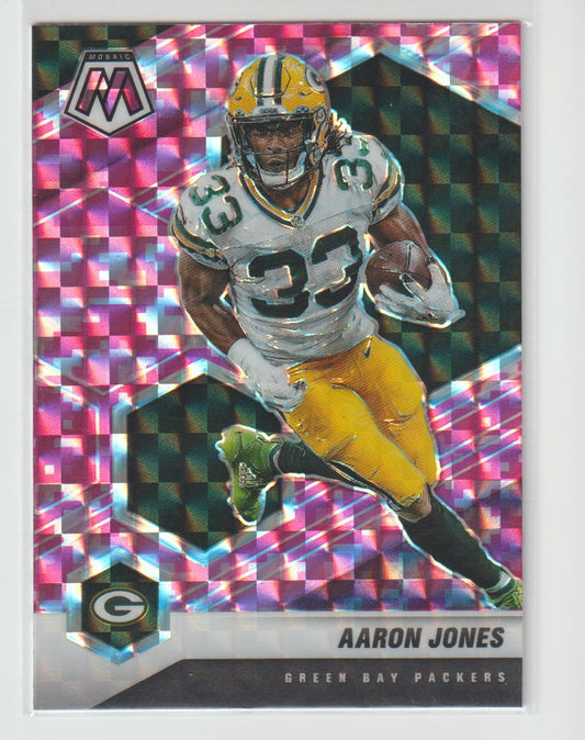 081 Aaron Jones - Green Bay Packers Camo Pink Parallel