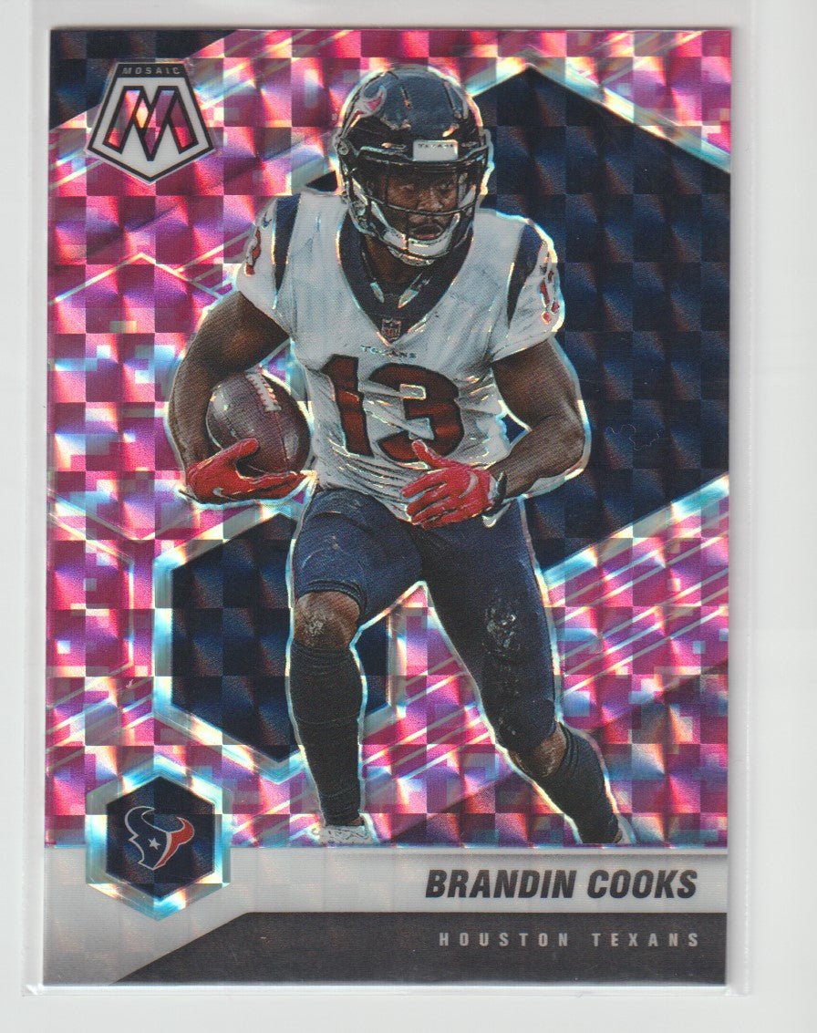 086 Brandin Cooks - Houston Texans Camo Pink Parallel