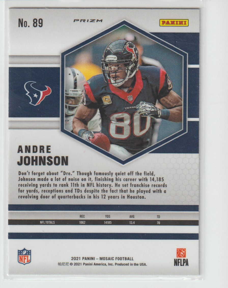 089 Andre Johnson - Houston Texans Camo Pink Parallel