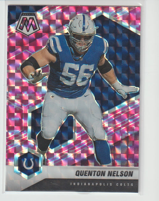 094 Quenton Nelson - Indianapolis Colts Camo Pink Parallel