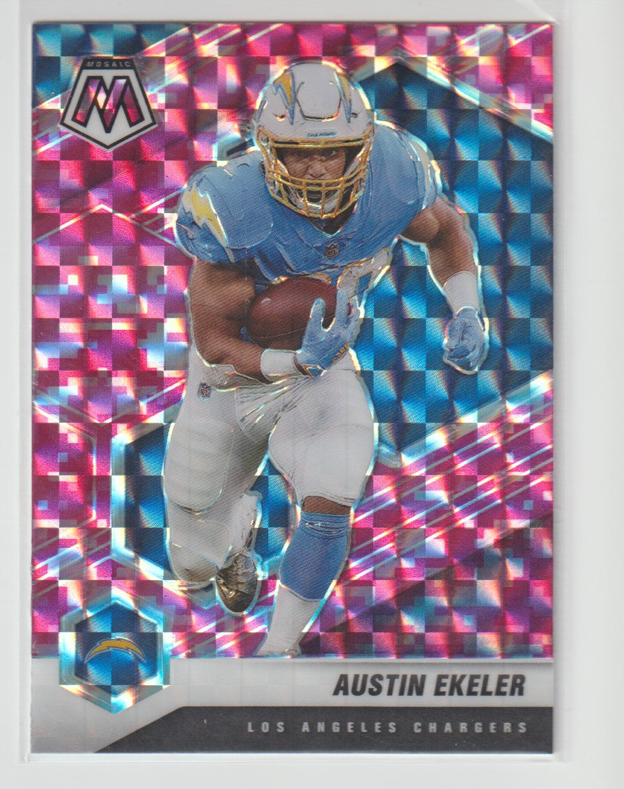 114 Austin Ekeler - Los Angeles Chargers Camo Pink Parallel